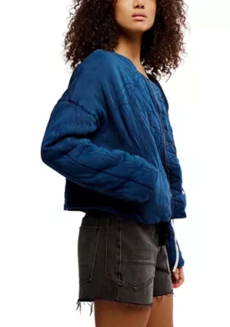 Rose Zip-Up Sweatshirt