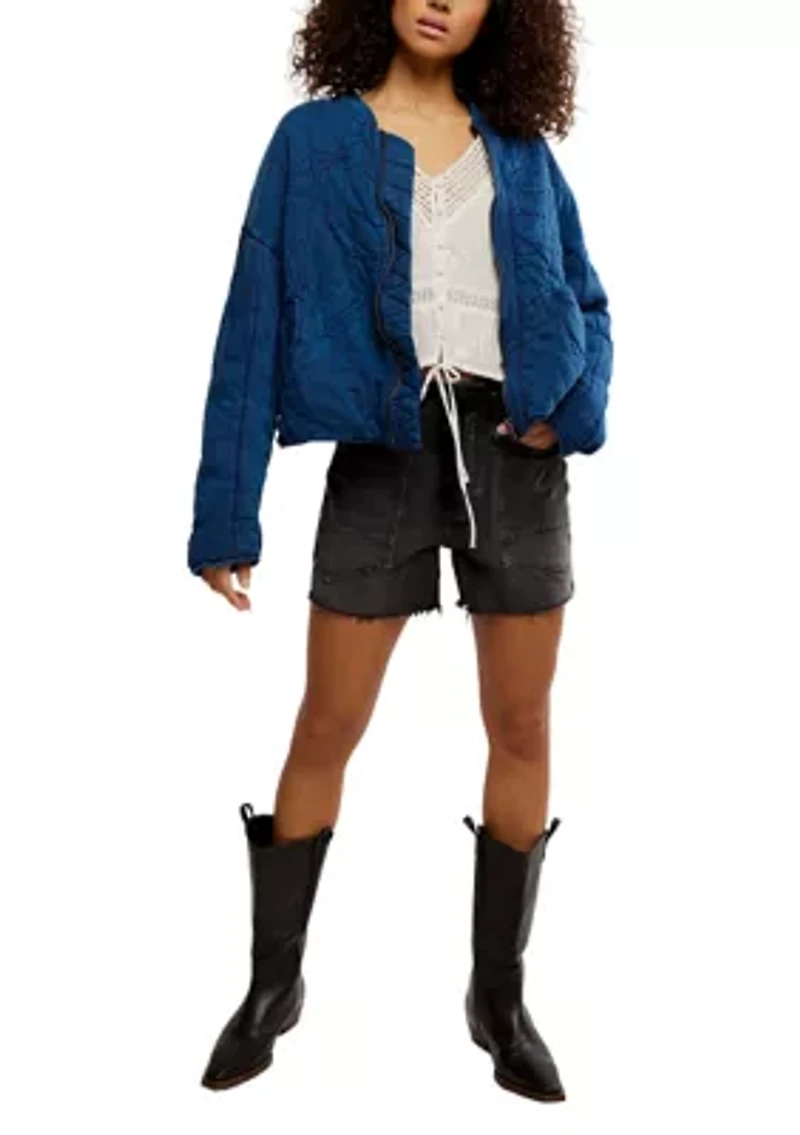 Rose Zip-Up Sweatshirt