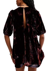 Maye Printed Velvet Tunic