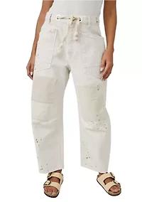We The Free Moxie Pull-On Barrel Jeans