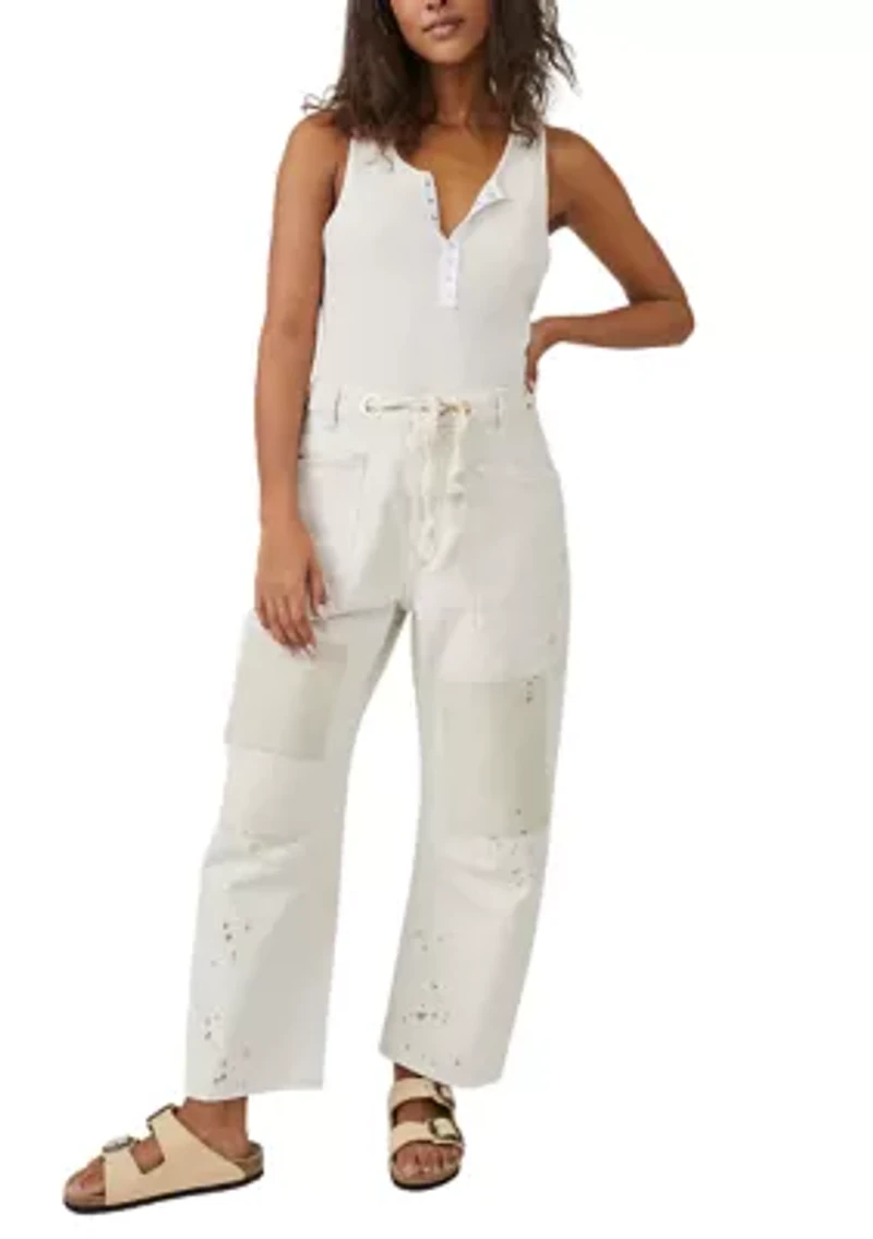 We The Free Moxie Pull-On Barrel Jeans