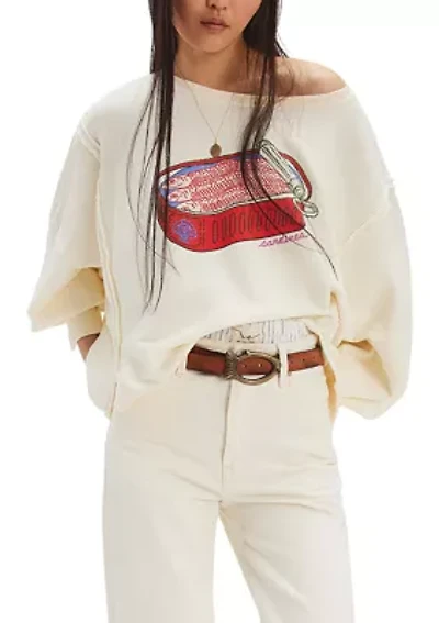 We The Free Graphic Camden Pullover Sweatshirt