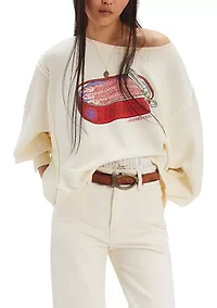 We The Free Graphic Camden Pullover Sweatshirt