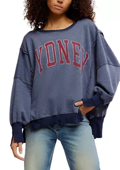 We The Free Graphic Camden Pullover Sweatshirt