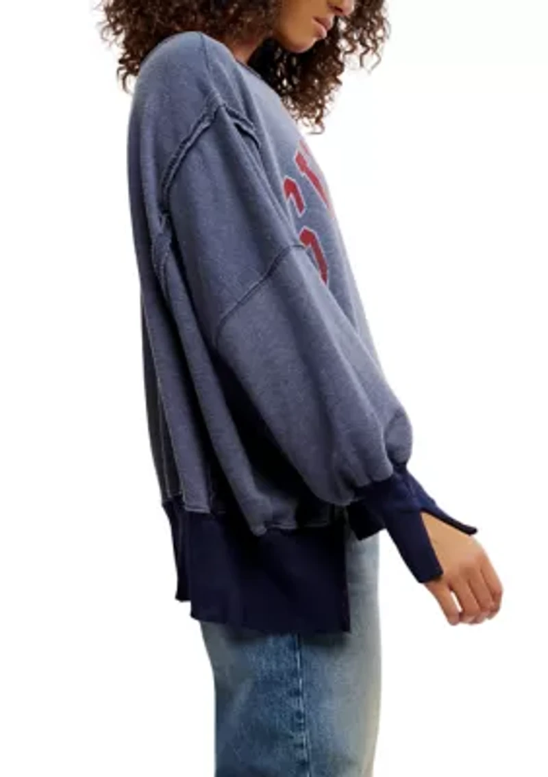 We The Free Graphic Camden Pullover Sweatshirt