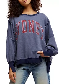 We The Free Graphic Camden Pullover Sweatshirt