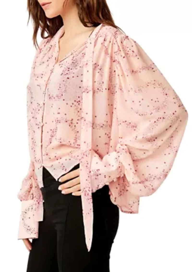 Stars Align Printed Top