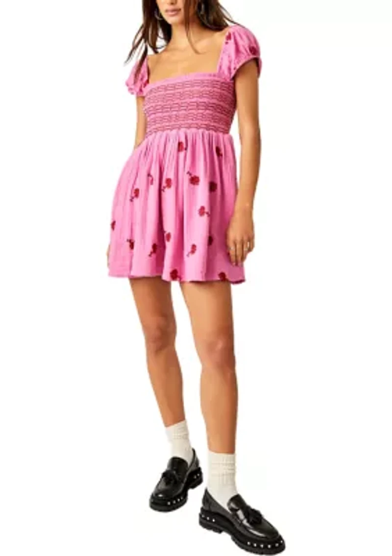 Tory Embroidered Mini Dress