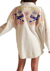 We The Free Take Flight Embroidered Shirt