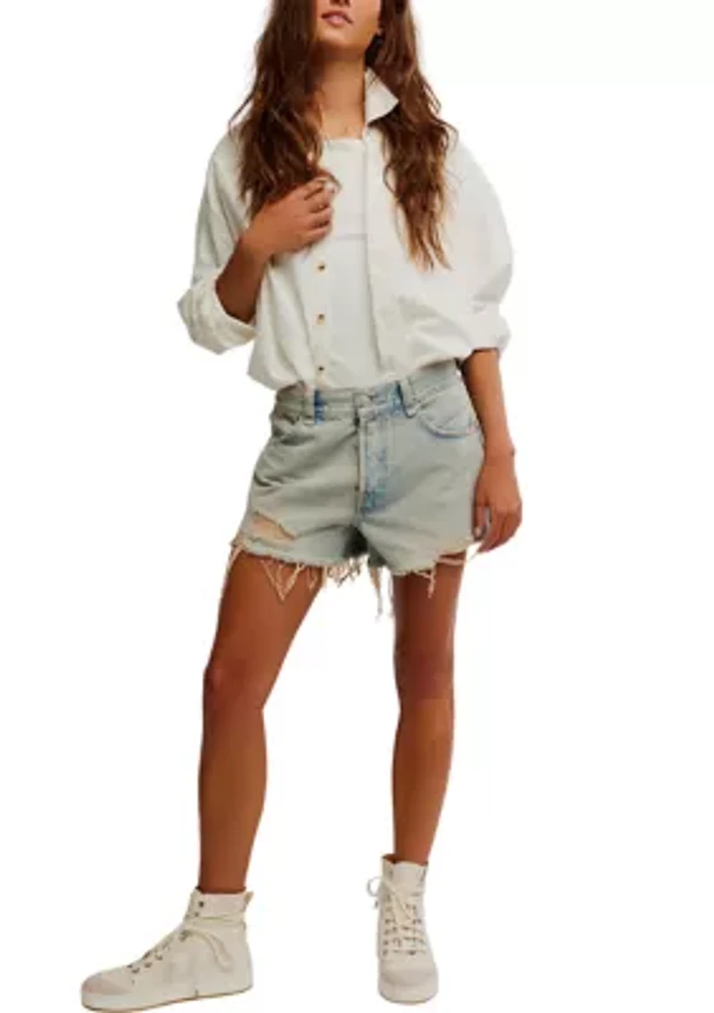 We the Free Now or Never Denim Shorts
