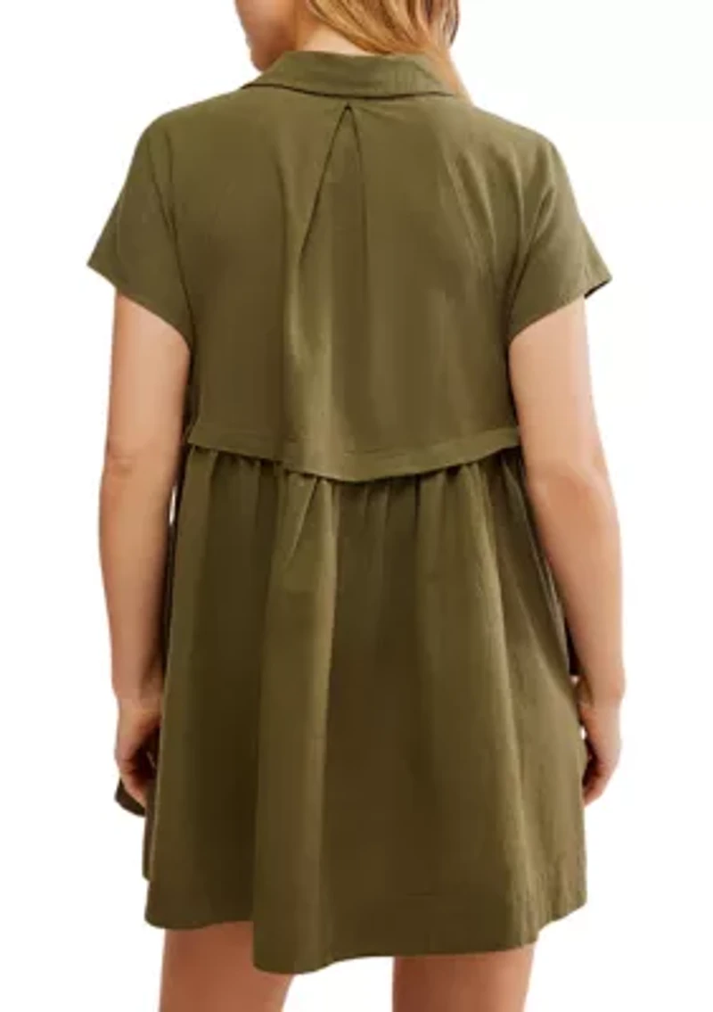 Ronnie Poplin Mini Dress