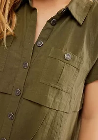 Ronnie Poplin Mini Dress
