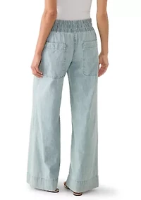 Breezy Denim Pull On Pants