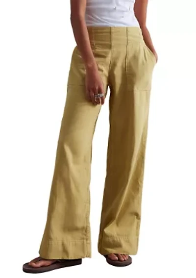 Breezy Denim Wide Leg Pants