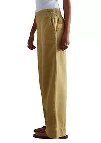 Breezy Denim Wide Leg Pants