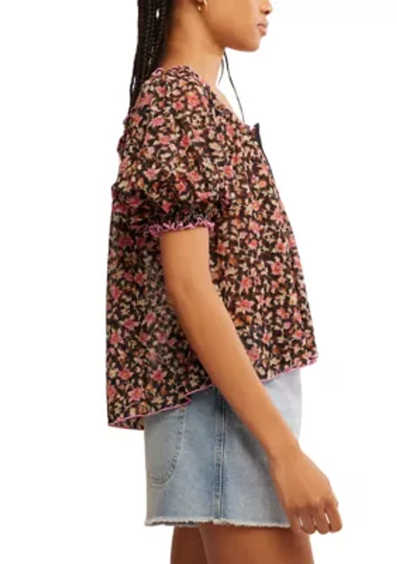 Astra Floral Printed Top
