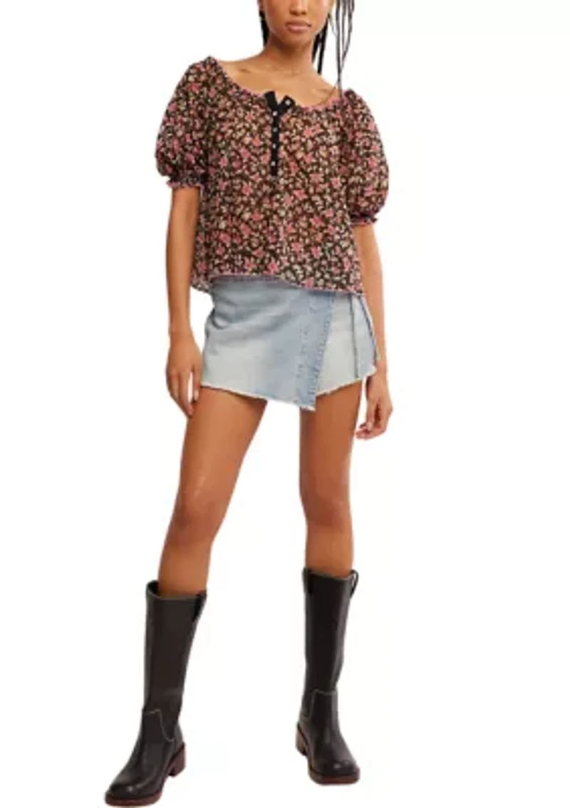 Astra Floral Printed Top