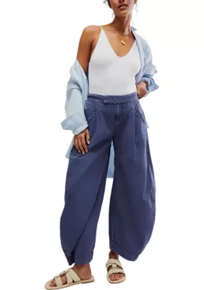 Tegan Washed Barrel Trousers