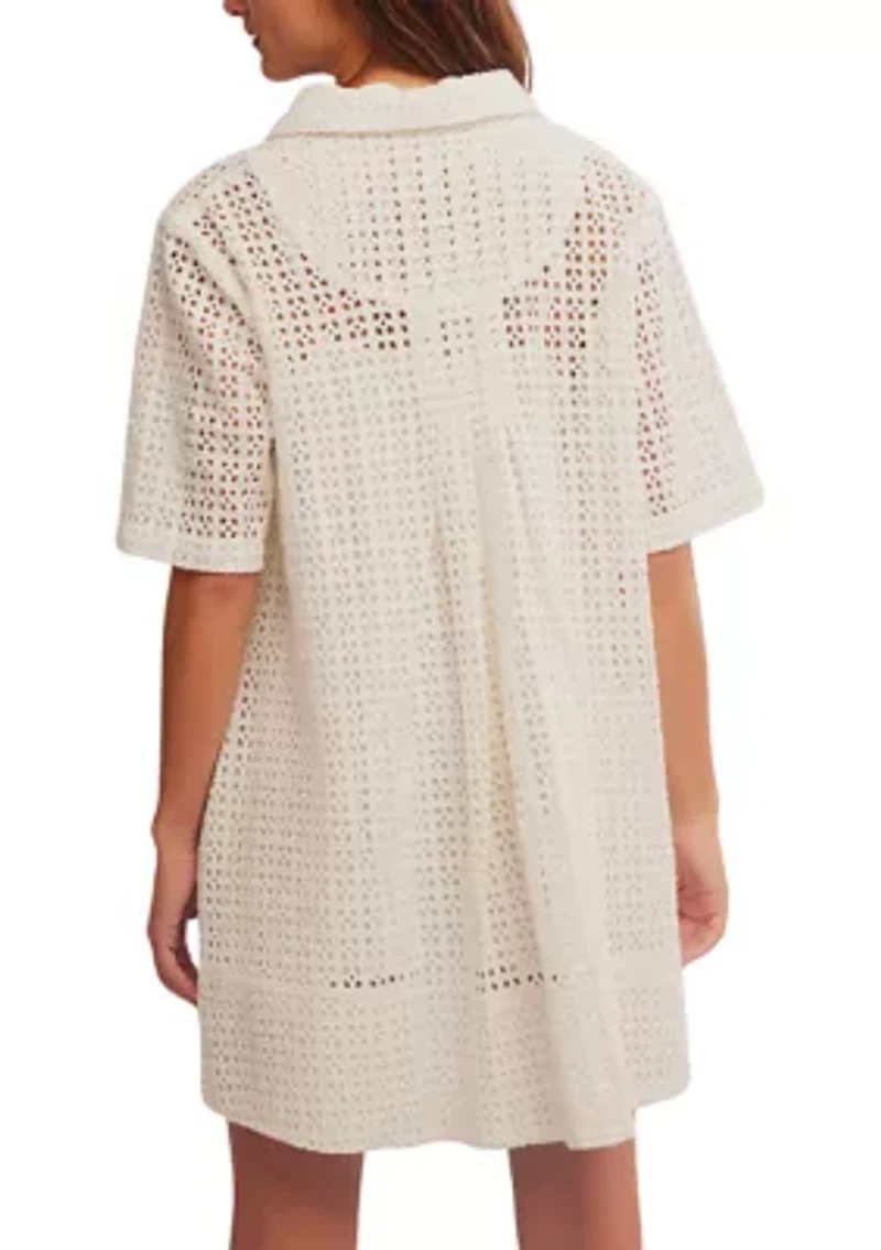 Remino Eyelet Minidress