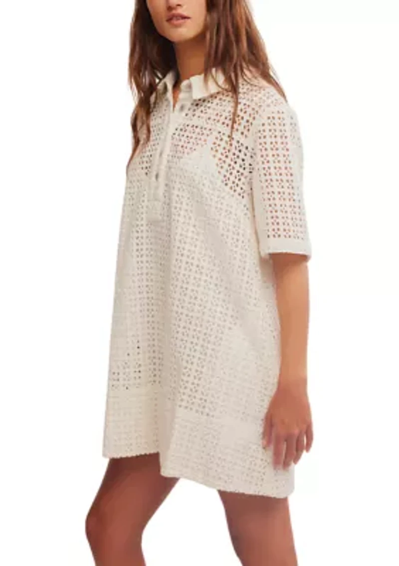 Remino Eyelet Minidress