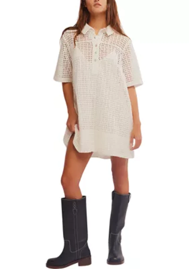 Remino Eyelet Minidress