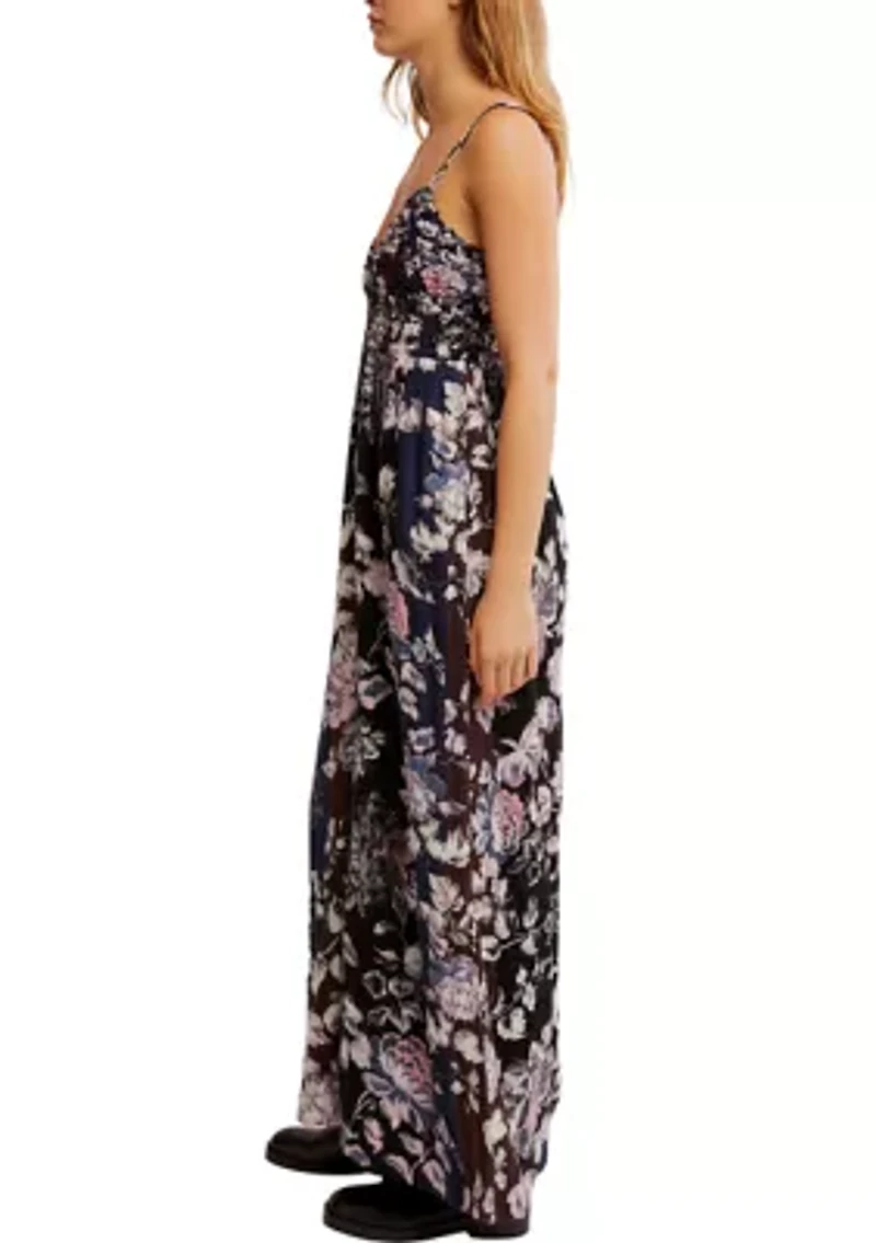 Melrose Smocked Wide Leg Jumpsuit
