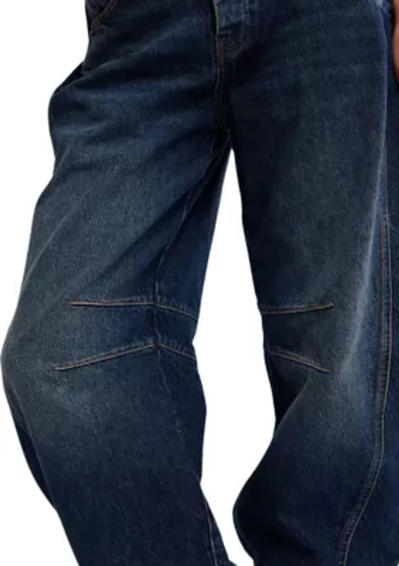We the Free Good Luck Mid Rise Barrel Jeans