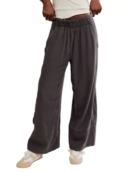 Day's End Linen Pull-On Pants