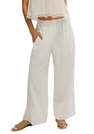Day's End Linen Pull-On Pants
