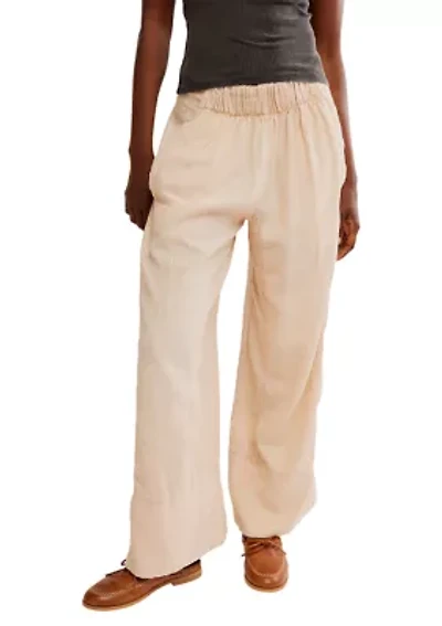 Day's End Linen Pull-On Pants