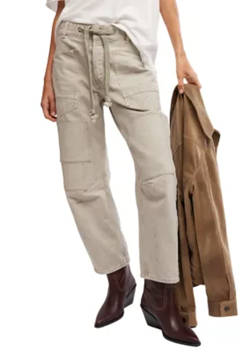 We The Free Moxie Low-Slung Barrel Jeans