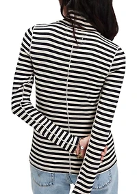 We The Free Good Stripe Turtleneck