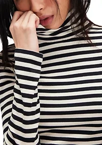 We The Free Good Stripe Turtleneck