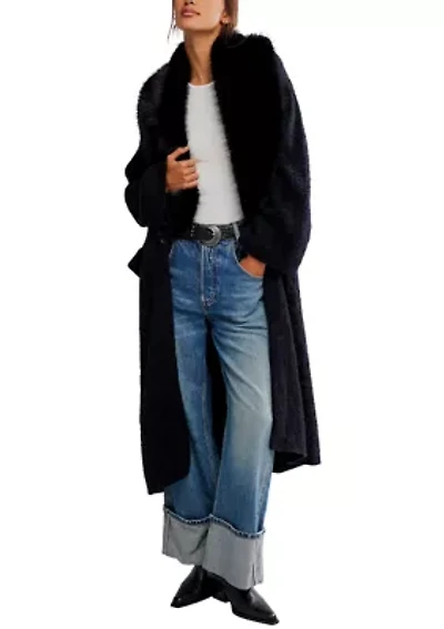 Faux Fur Twiced Love Coatigan