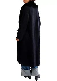 Faux Fur Twiced Love Coatigan