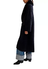 Faux Fur Twiced Love Coatigan