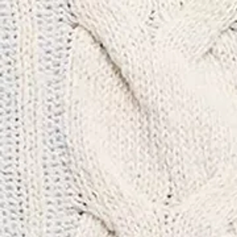 Washed Cable Knit Sweater