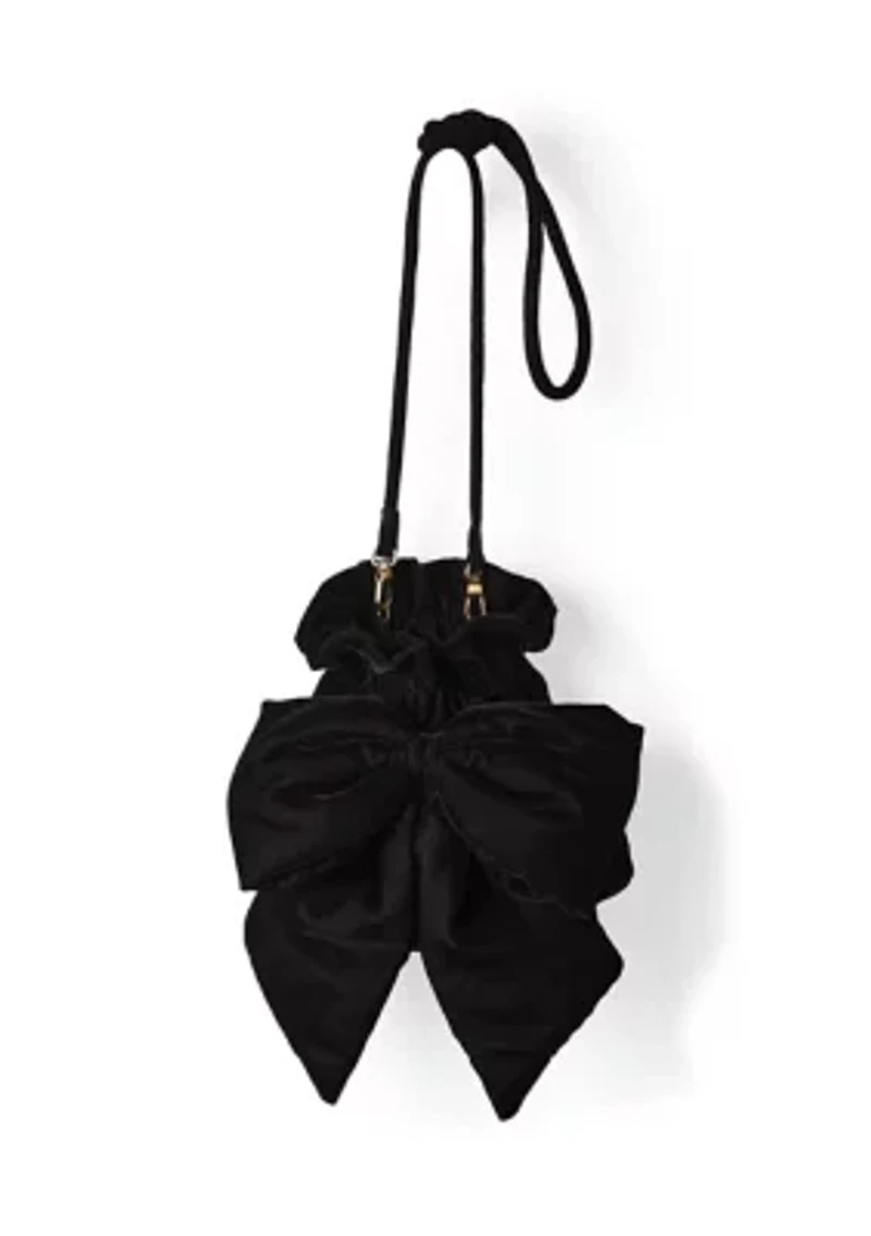 Belle Velvet Bow Bag