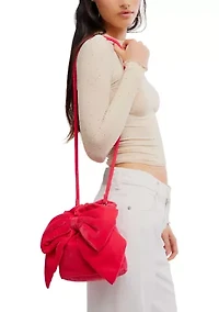 Belle Velvet Bow Bag