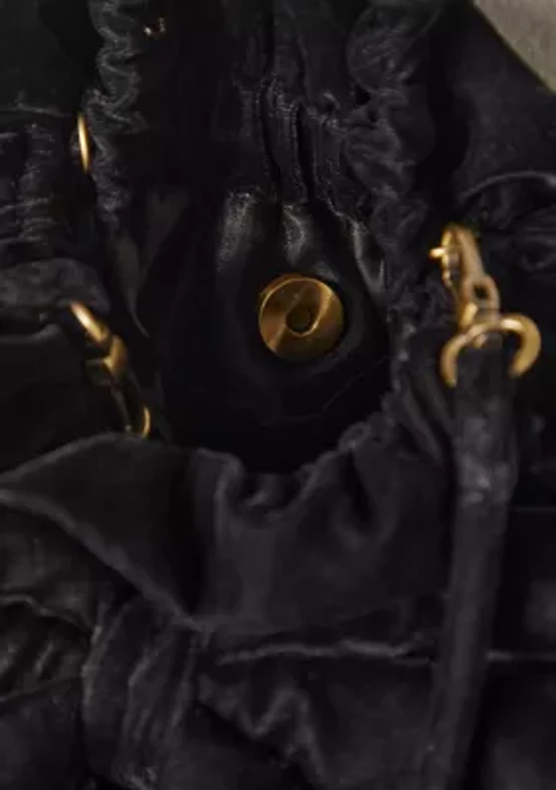 Belle Velvet Bow Bag