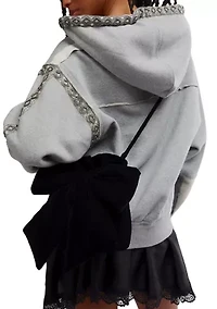 Belle Velvet Bow Bag