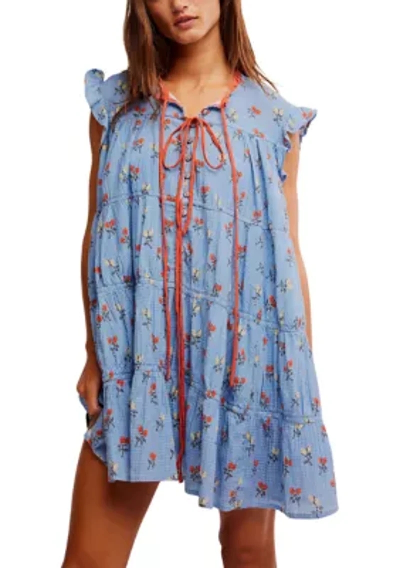 Sundown Print Tunic Dress