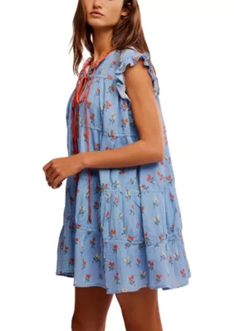 Sundown Print Tunic Dress