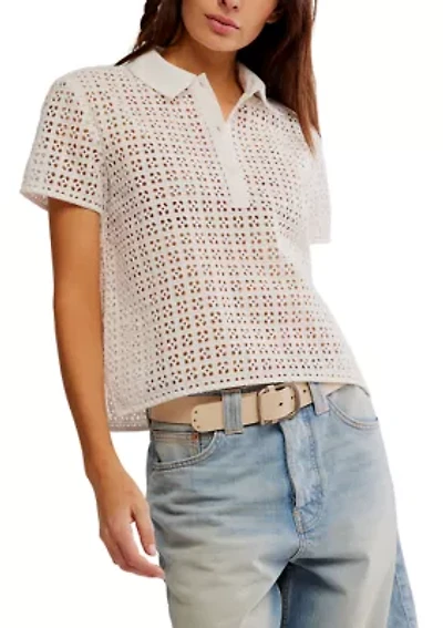 Anna Eyelet Top