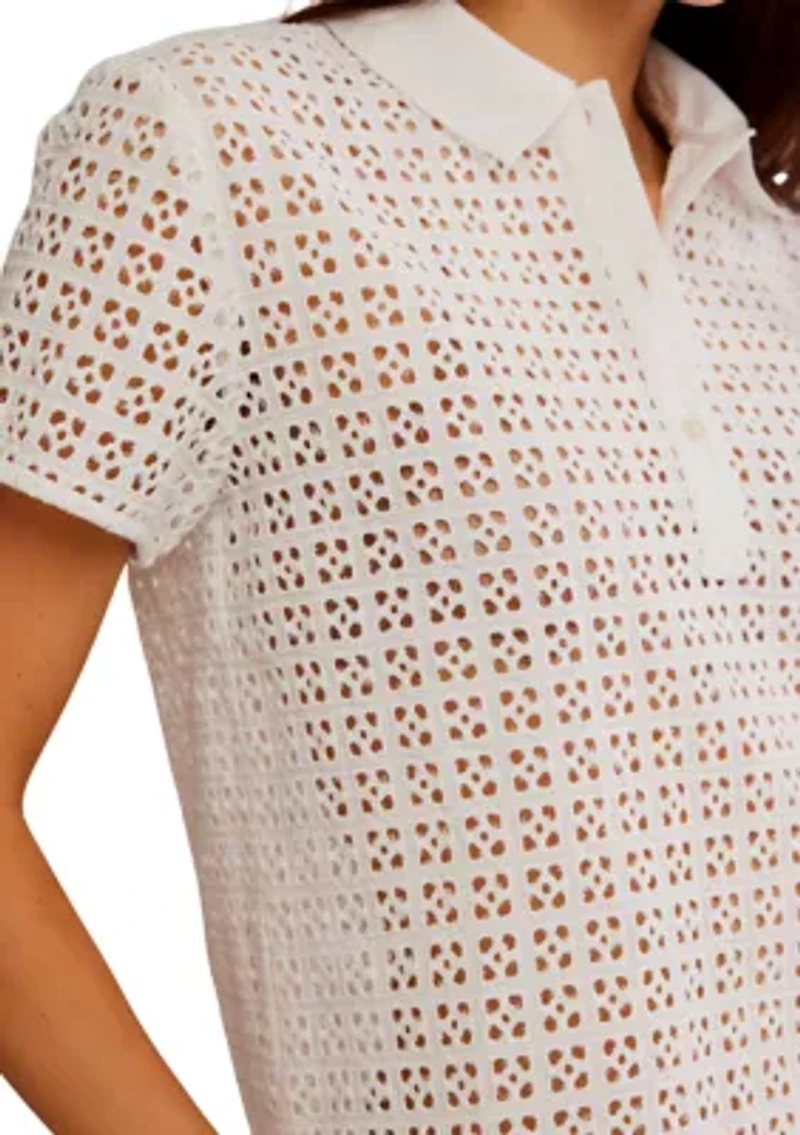 Anna Eyelet Top
