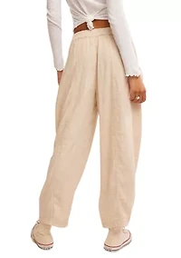 High Road Solid Pull-On Barrel Pants