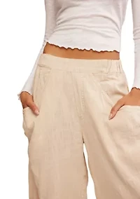 High Road Solid Pull-On Barrel Pants