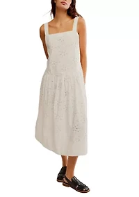Primavera Eyelet Midi Dress