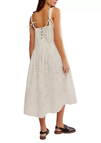 Primavera Eyelet Midi Dress