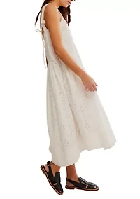 Primavera Eyelet Midi Dress